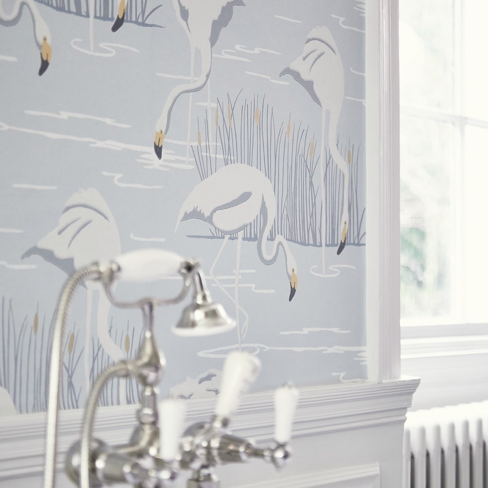 Salinas Wallpaper 112155 by Harlequin in Ice Linen Dijon